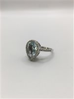 Anello Soma Gioielli Donna Anello in oro e pietre in Oro Acquamarina SON AN OB/ACQMA/BR - SON AN OB/ACQMA/BR